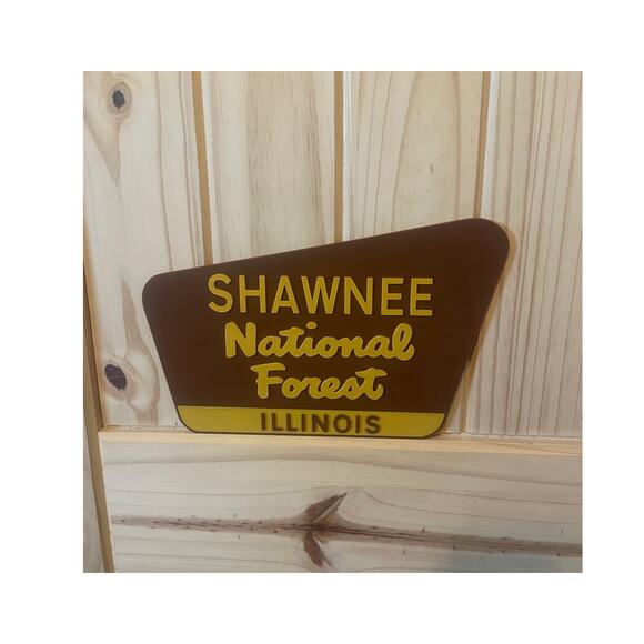 Shawnee National Forest Illinois Sign 3D Print Hike Trail Camp Outdoors - Picture 1 of 2